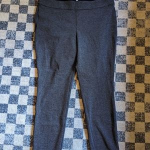 Grey Ribbed Stretch pants